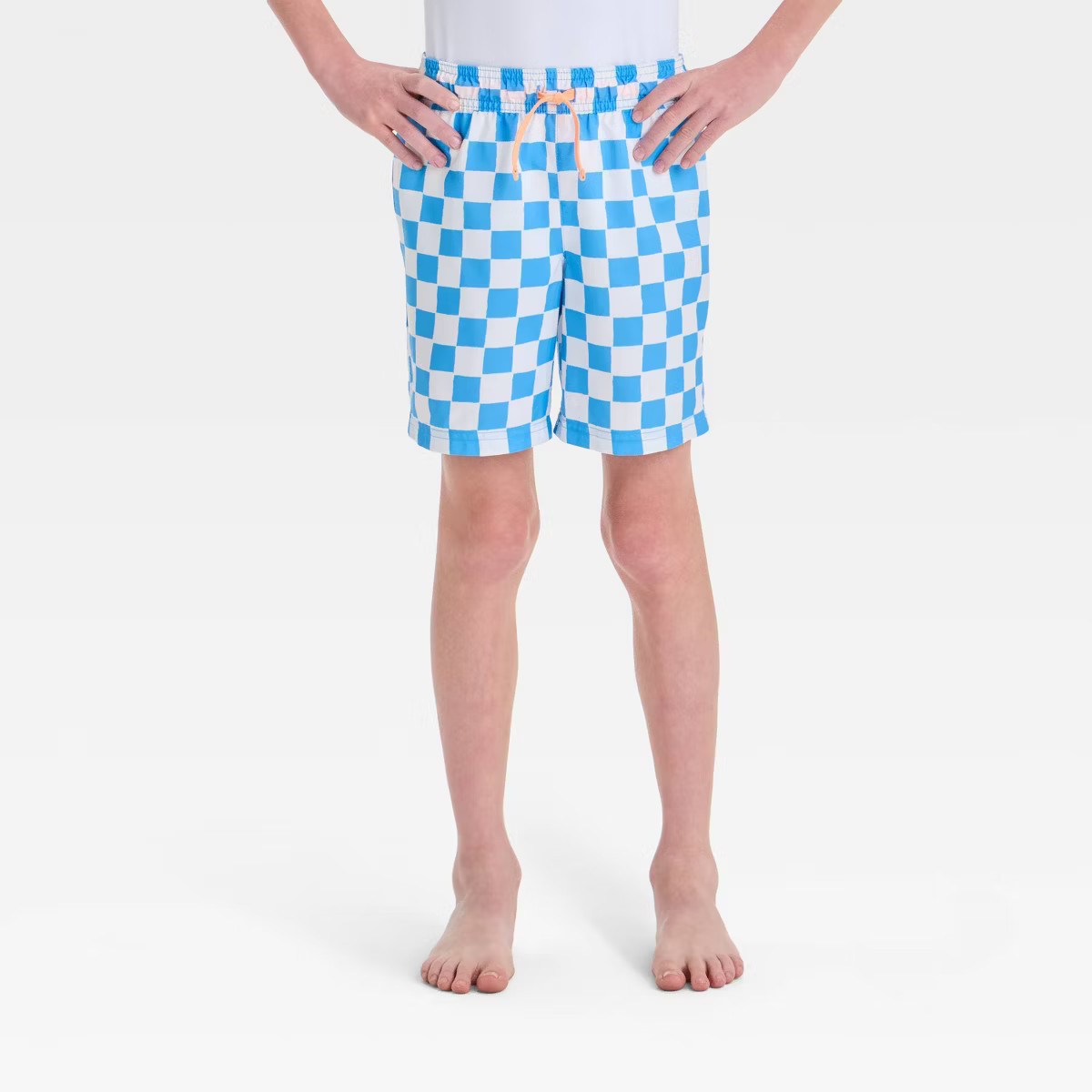 Boys' Checkered Swim Shorts - Cat & Jack™ | Target