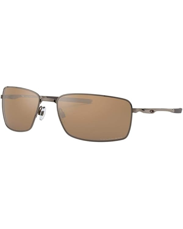 Oakley Men's OO4075 Square Wire Rectangular Metal Sunglasses | Amazon (US)