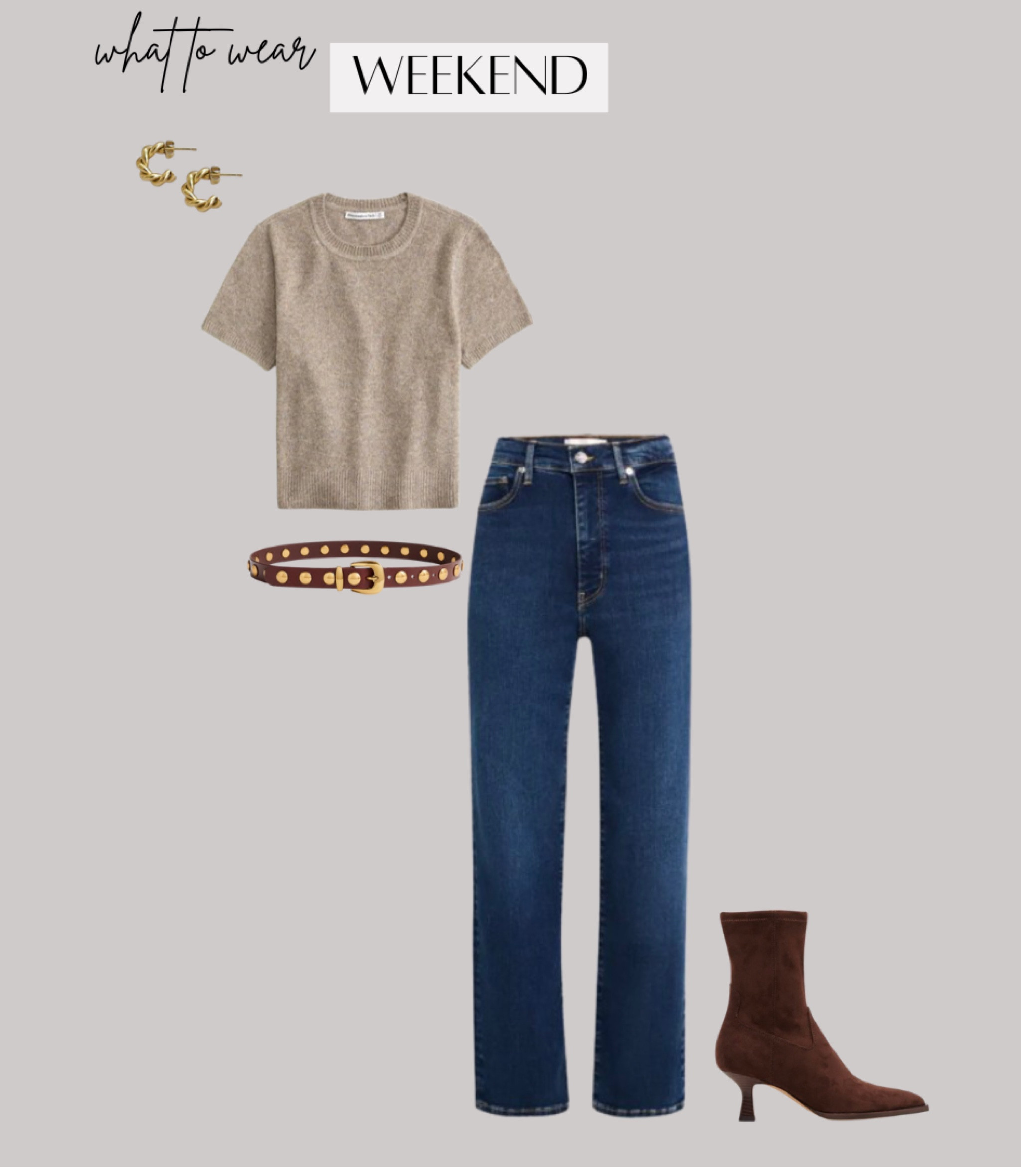 Weekend Outfit Ideas

dinner outfit, going out look, fashion style ootd, brown boots, sweater and jeans look, denim jeans, straight jeans, knit jumper 

#LTKStyleTip #LTKShoeCrush #LTKSeasonal