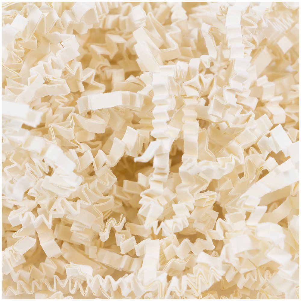 JAM Crinkle Cut Shred Tissue Paper, 2 oz, 1/Pack, Ivory | Walmart (US)