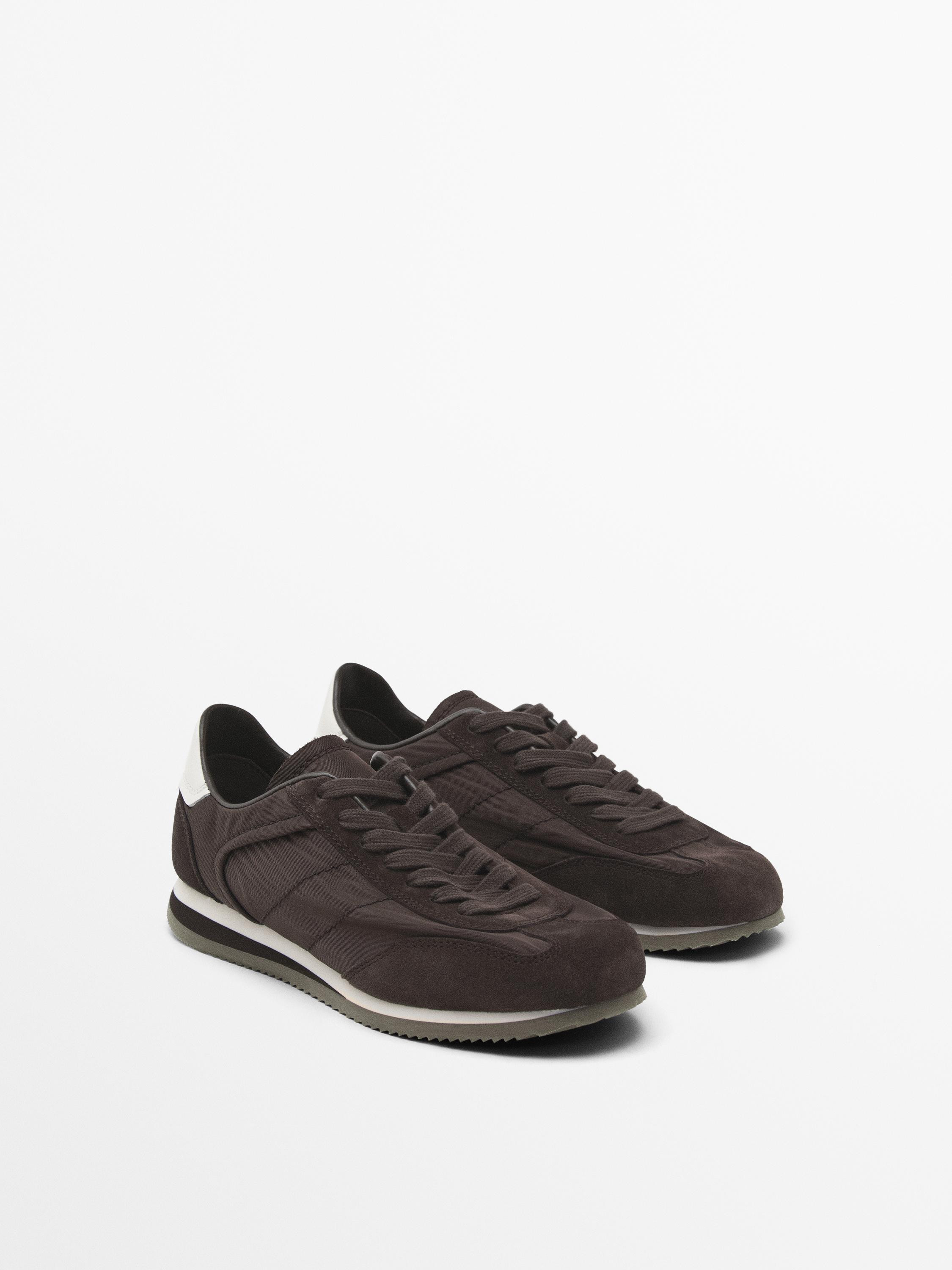 Sneaker aus Mischgewebe | Massimo Dutti DE