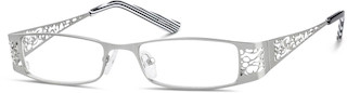 Silver Rectangle Glasses #499411 | Zenni Optical | Zenni Optical (US & CA)