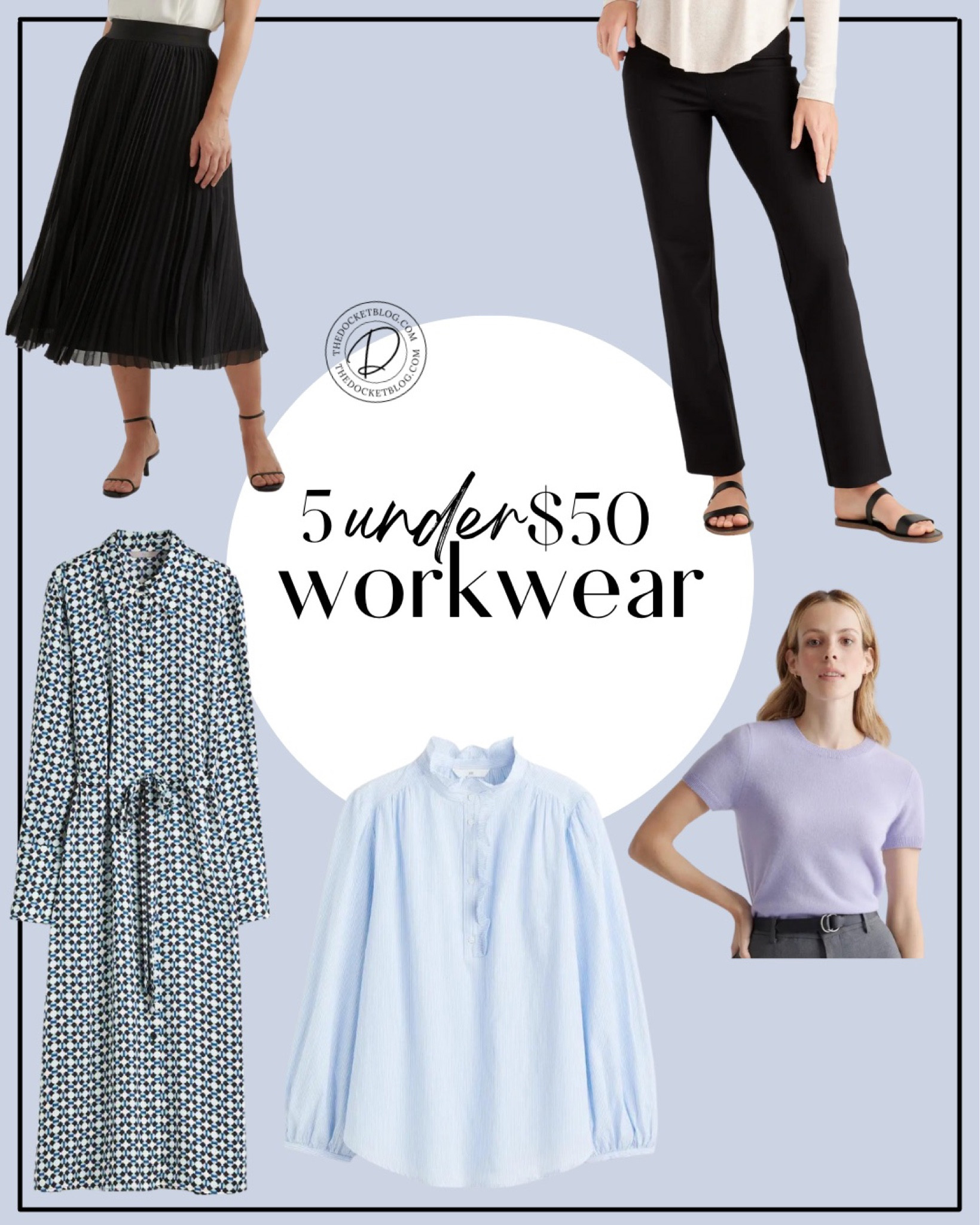 5 workwear items under $50 

Business professional workwear and business casual workwear and office outfits 

#LTKunder50 #LTKcurves #LTKworkwear
