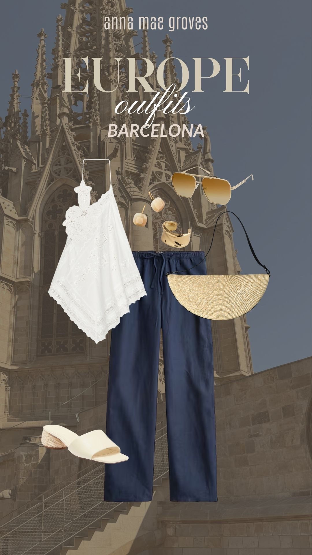 For Barcelona, I love anything linen and playful! Everything runs true to size. Don’t worry, I linked some insole options to ensure you can walk around in sandals for the entire day!

#LTKTravel #LTKOver40 #LTKSeasonal