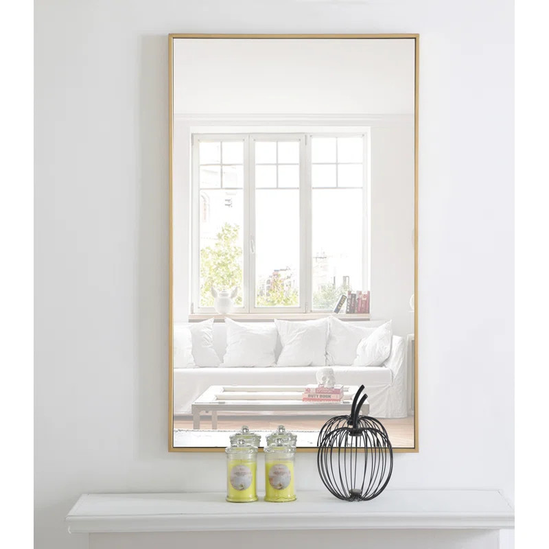 Savina Modern & Contemporary Metal Mirror | Wayfair North America
