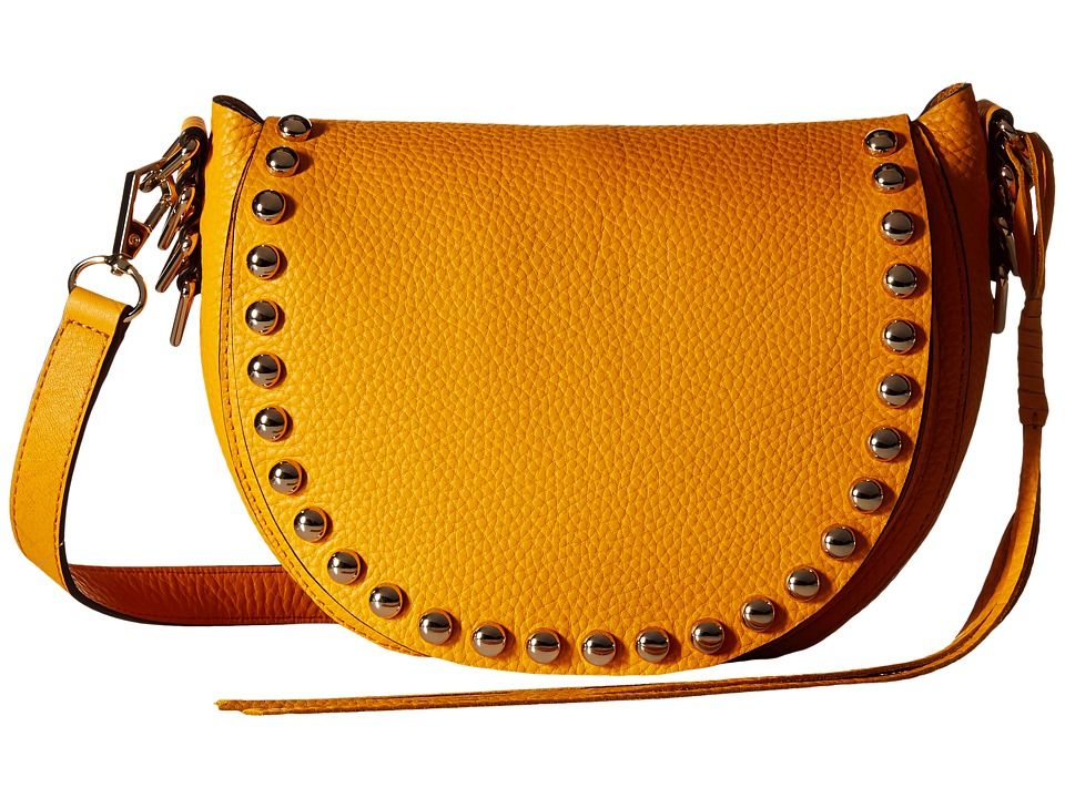 Rebecca Minkoff - Unlined Saddle Bag (Saffron) Cross Body Handbags | 6pm