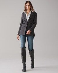 Herringbone Knit Blazer | White House Black Market