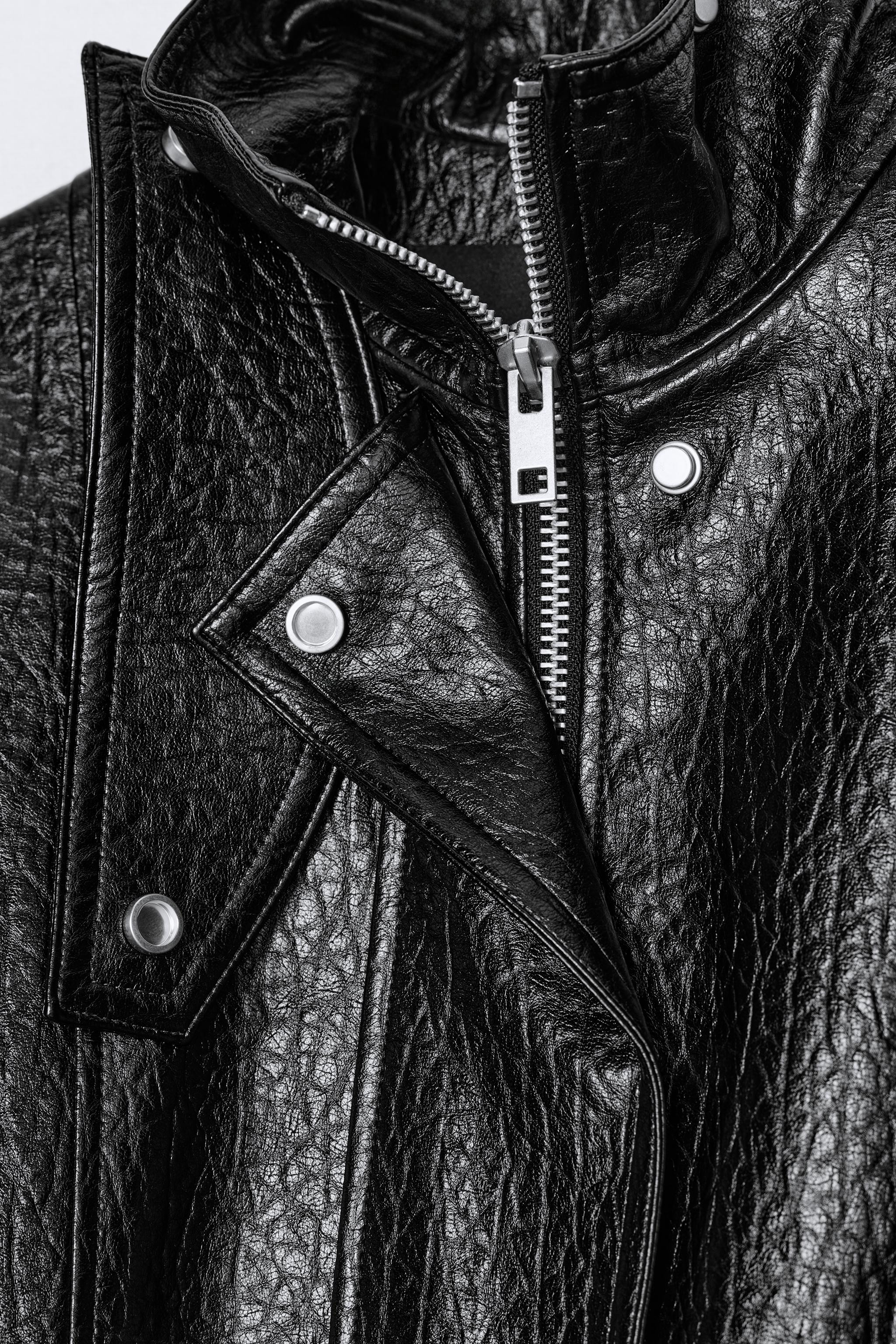 ZW COLLECTION FAUX LEATHER JACKET | Zara UK