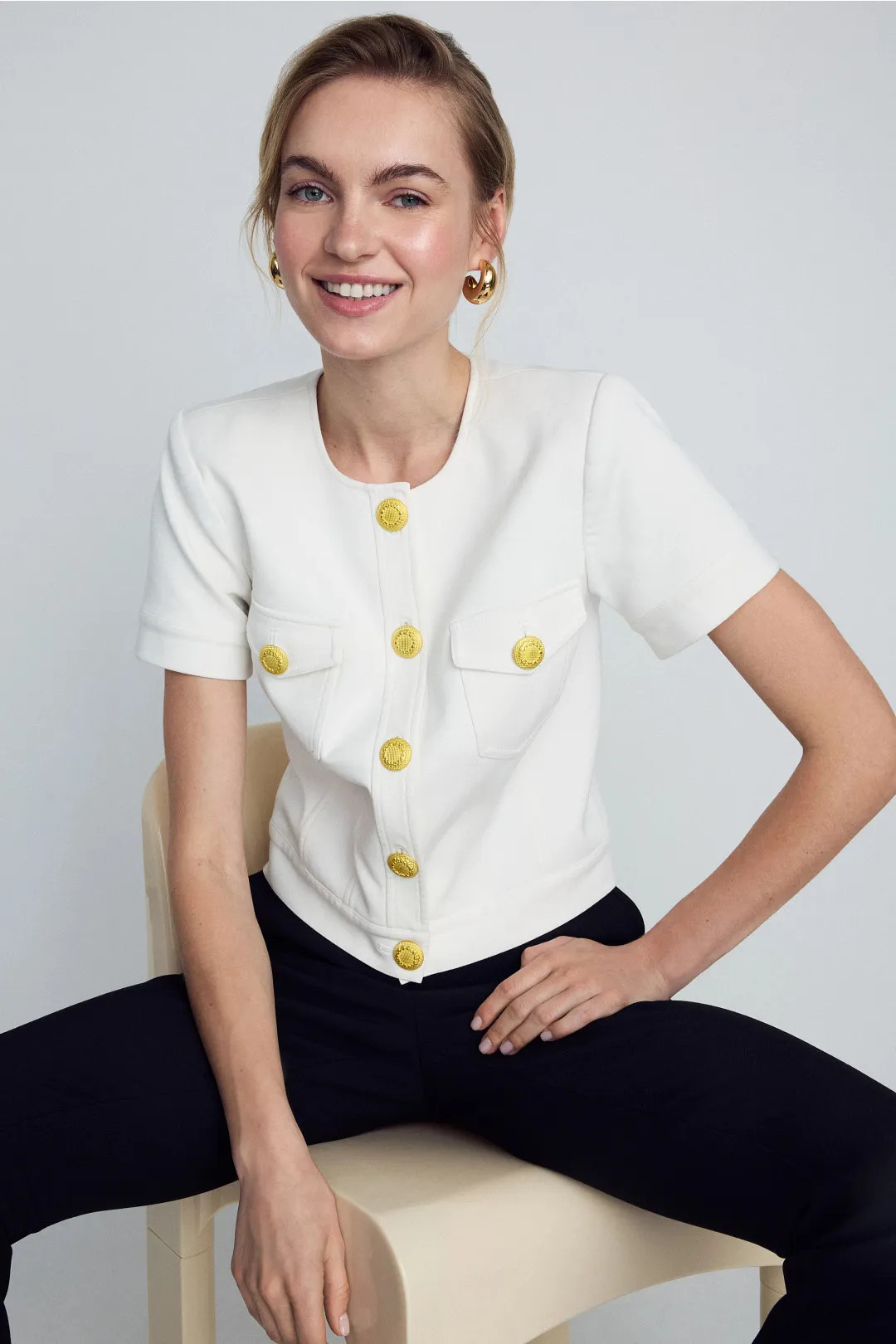 Nawa Short Sleeve Jacket | Rent the Runway