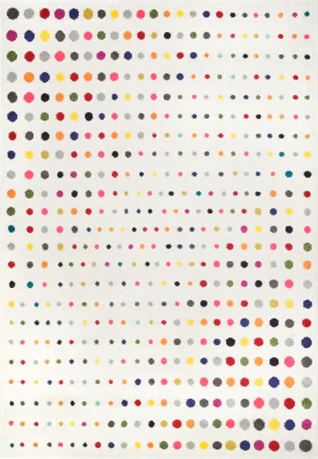 Multicolor Polka Dots 10' x 14' Area Rug | Rugs USA