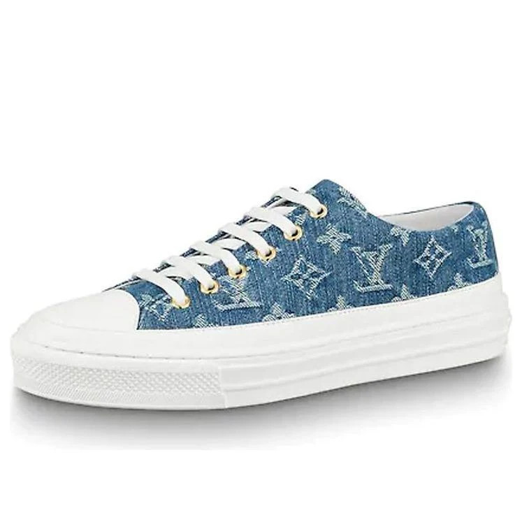 (WMNS) LOUIS VUITTON LV Stellar Low Top Denim Blue | KICKS CREW
