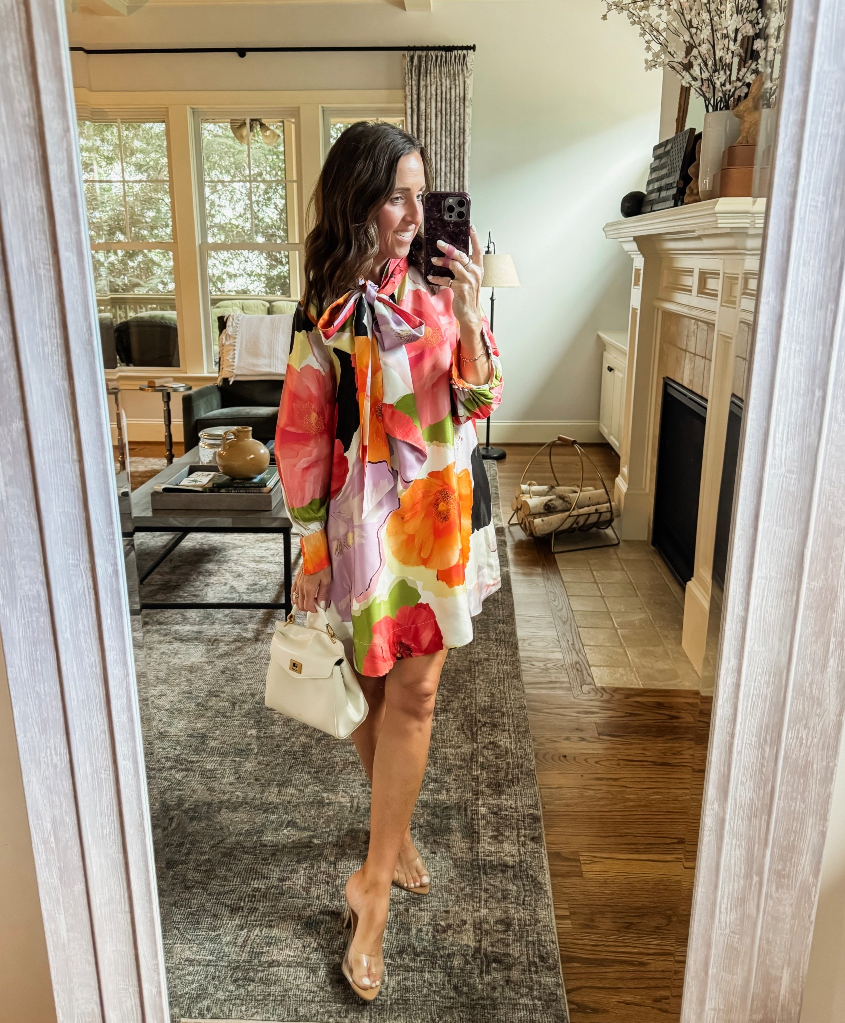 Bold floral Summer event dress. Tie neck dress. Anthropologie dress. @Anthropologie #anthropartner
Size XS

#LTKOver40 #LTKSeasonal #LTKootd