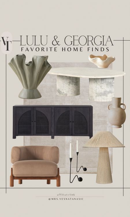Lulu & Georgia favorite finds! I am so drawn to their beautiful pieces! They are having a site wide sale — up to 20% off everything including my favorite sideboard.  

Lulu & Georgia, sale alert, lulu and georgia, sideboard, lamp, accent chair, vase, table, coffee table, candle holder, modern home, 

#LTKSaleAlert #LTKHome