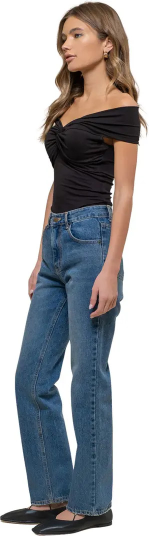 Blu Pepper Off the Shoulder Knit Crop Top | Nordstromrack | Nordstrom Rack