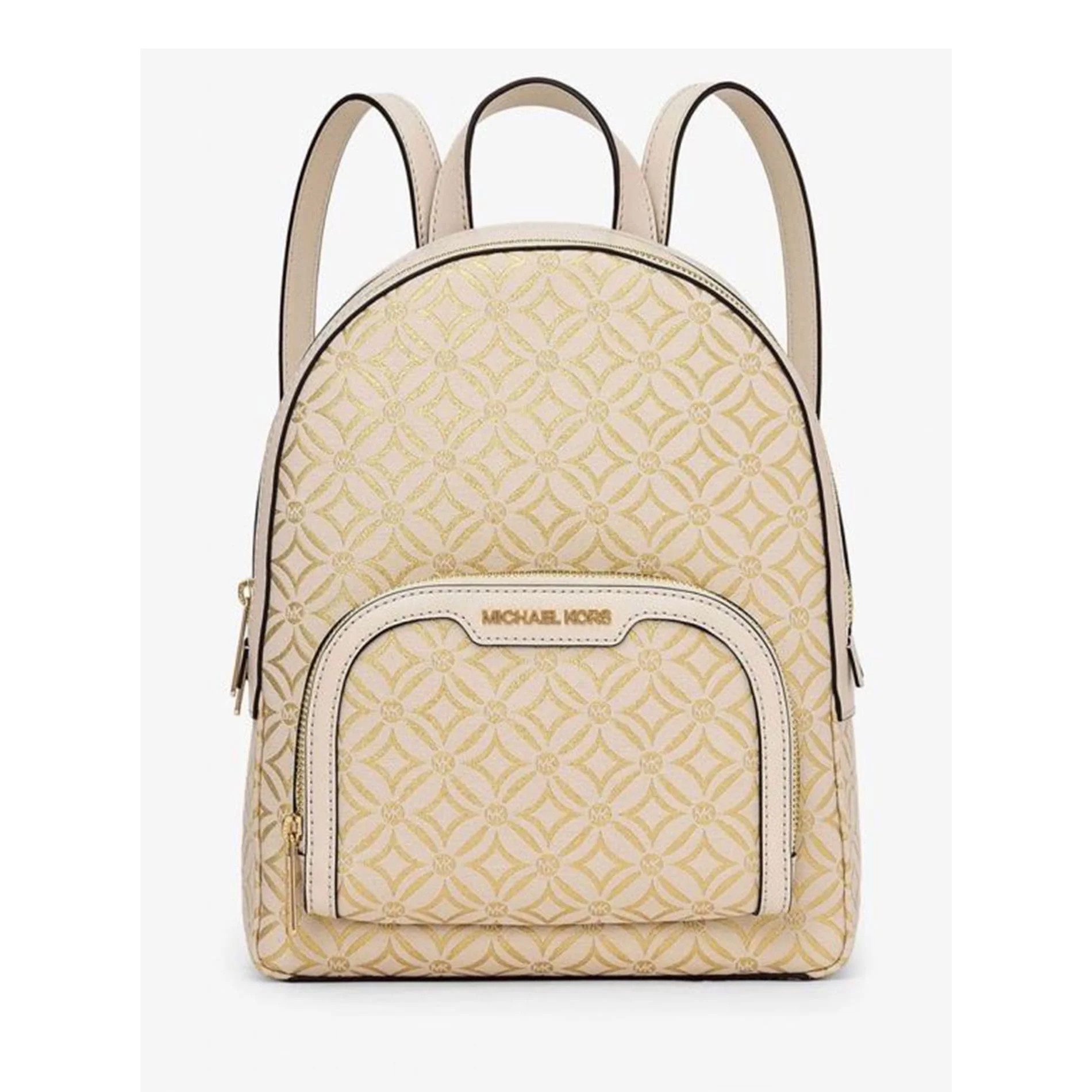 Michael Kors Womens Jaycee Medium Logo Backpack (Metallic PL GLD) 35F4G8TB2J-PL GL | Walmart (US)
