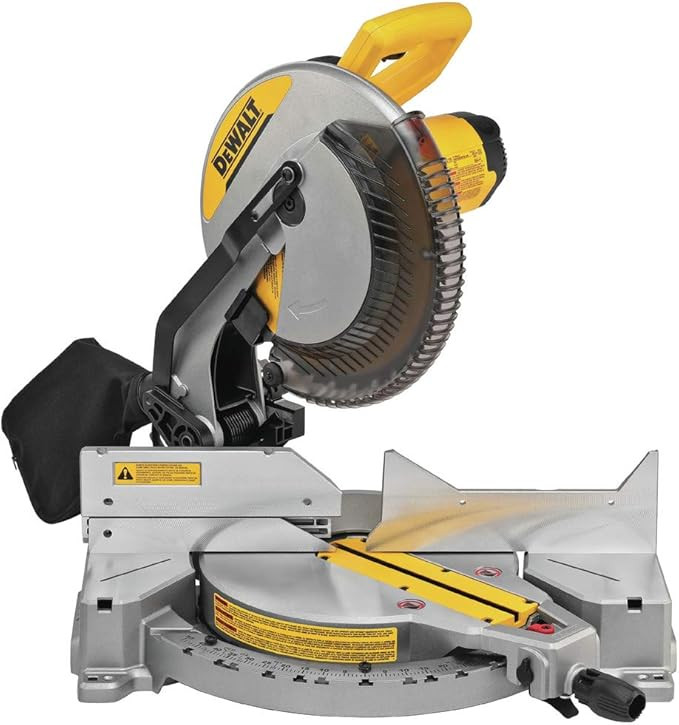 DEWALT 12-Inch Miter Saw, 15-Amp, Single Bevel, Compound (DWS715) | Amazon (US)