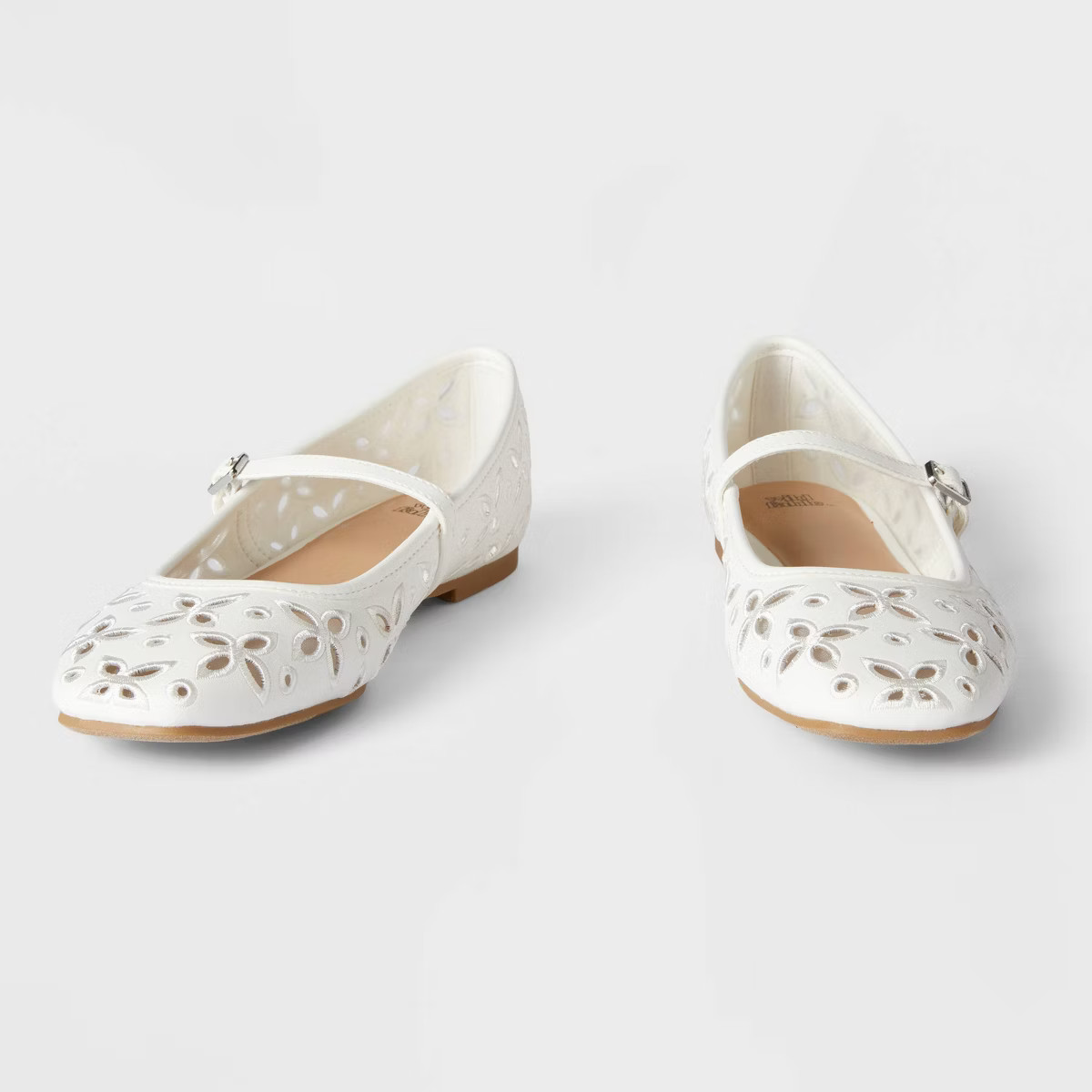 Women's Elsa Eyelet Mary Jane Ballet Flats with Memory Foam Insole - Wild Fable™ | Target