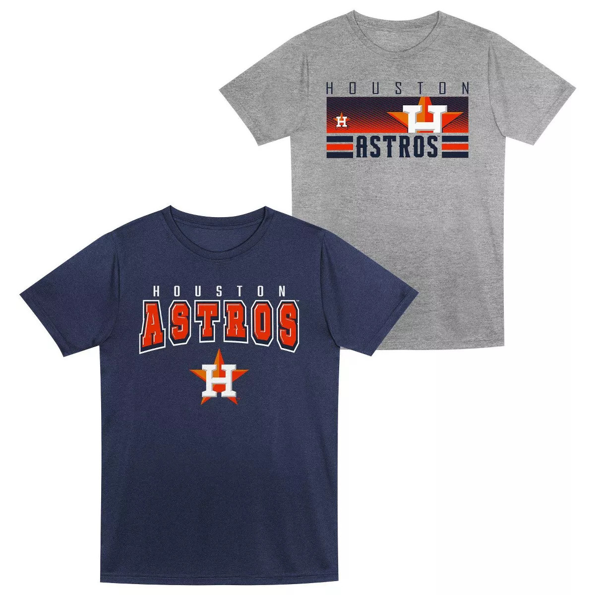 MLB Houston Astros Toddler Boys' 2pk Gray T-Shirt | Target
