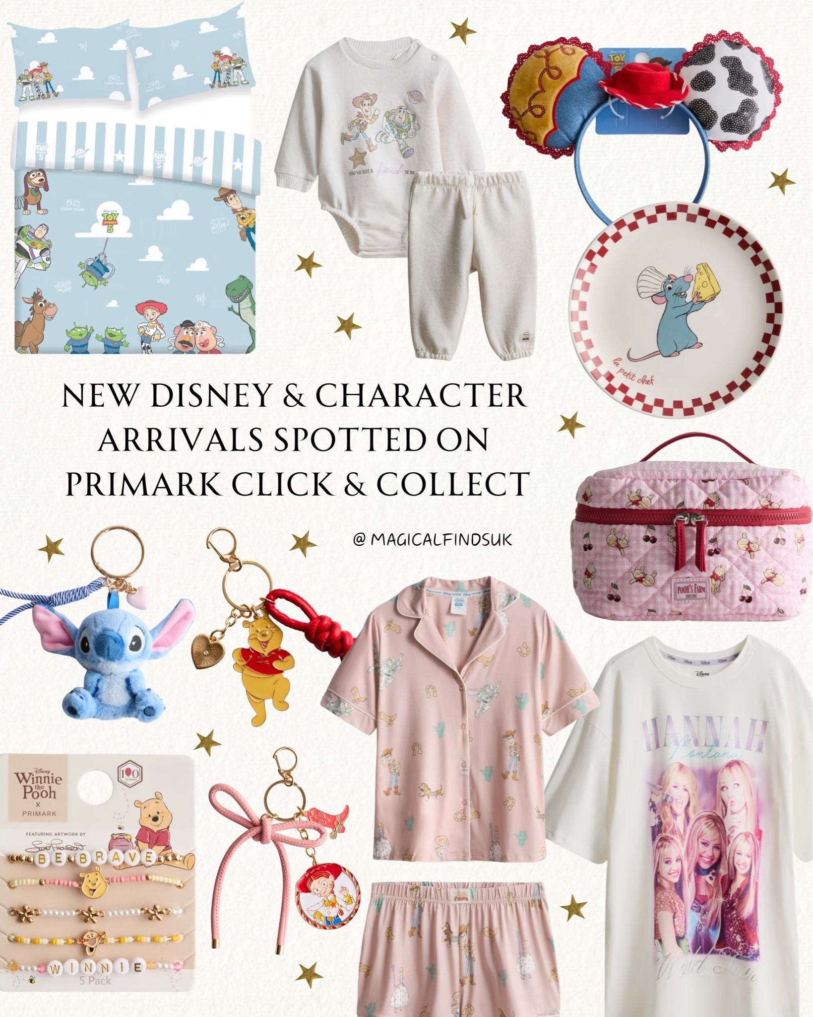 New Disney & character arrivals spotted on Primark Click & Collect 🛍️💫💗🏰🎢