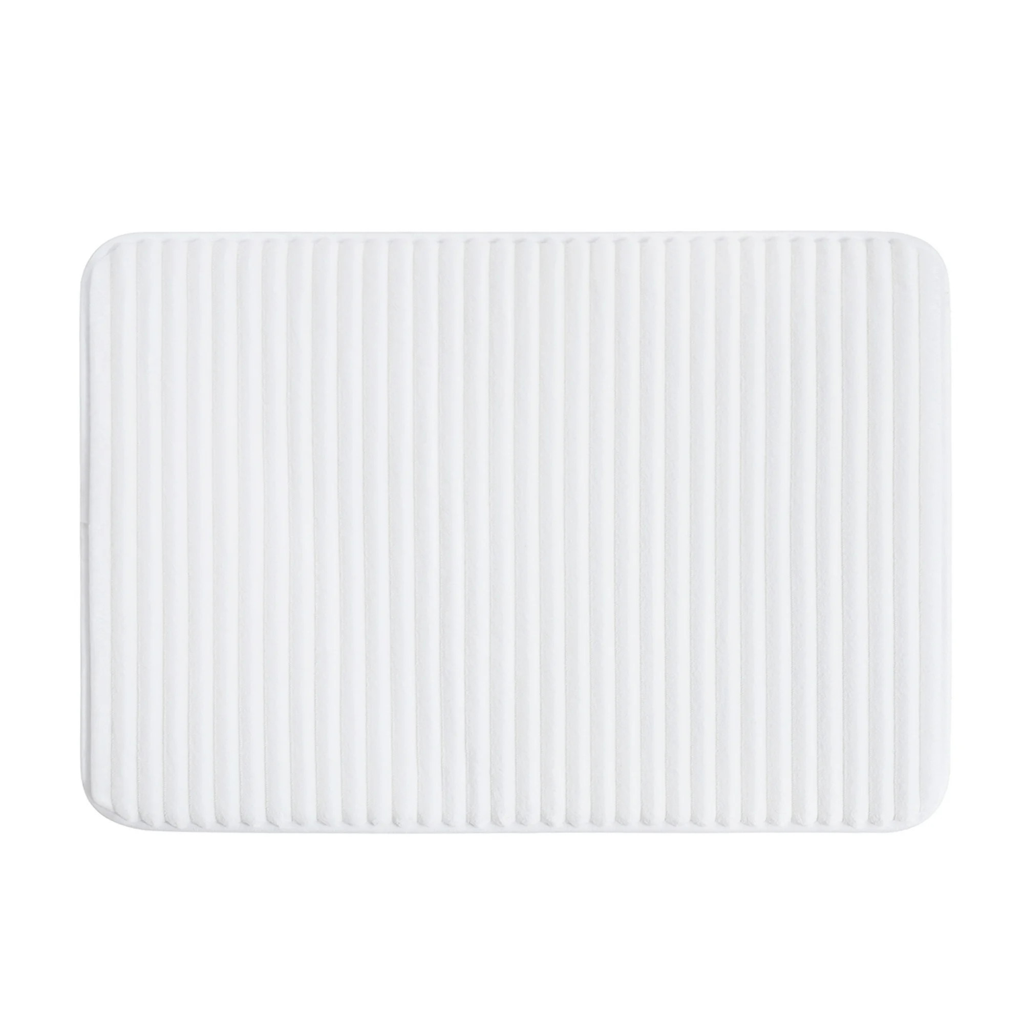 Mainstays White Performance Foam 17"x 24" Bath Rug | Walmart (US)