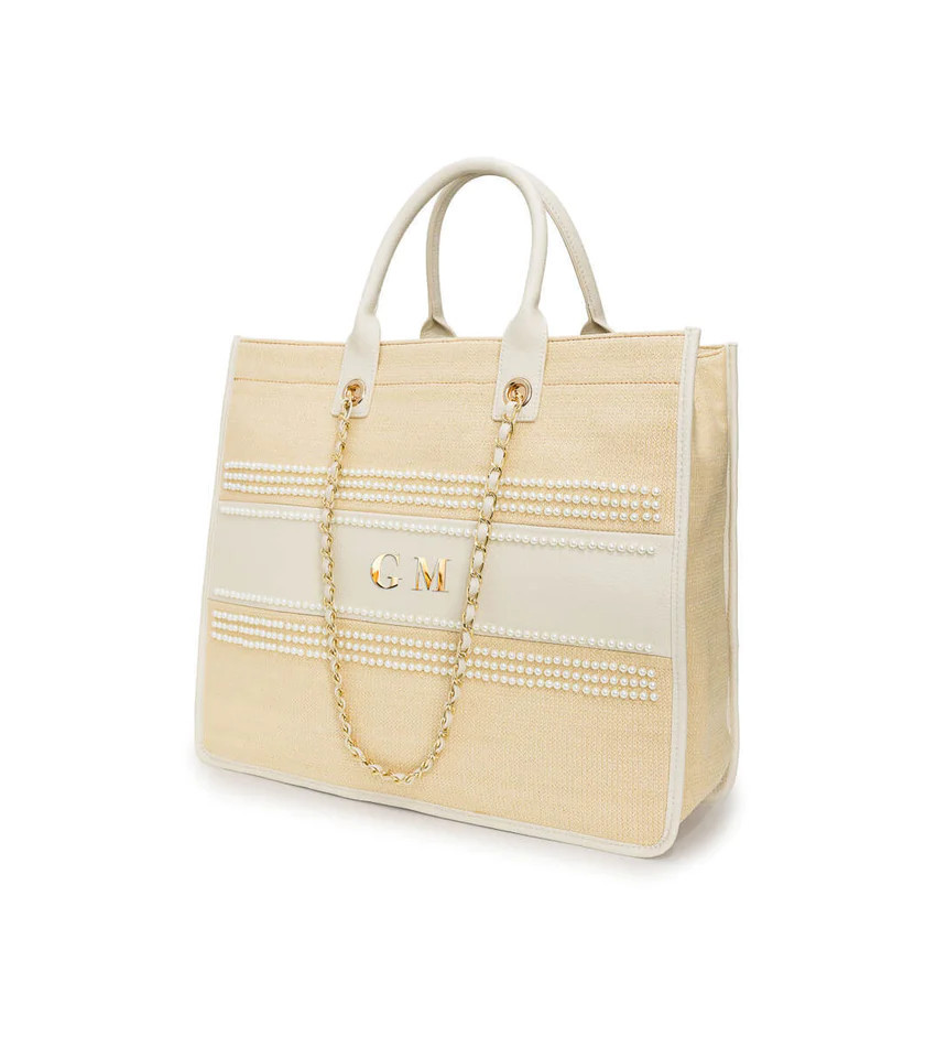Raffia Pearl Resort Bag | Abbott Lyon