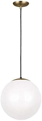Sea Gull 6024-848 Leo Pendant, 1-Light 150 Watts, Satin Bronze | Amazon (US)