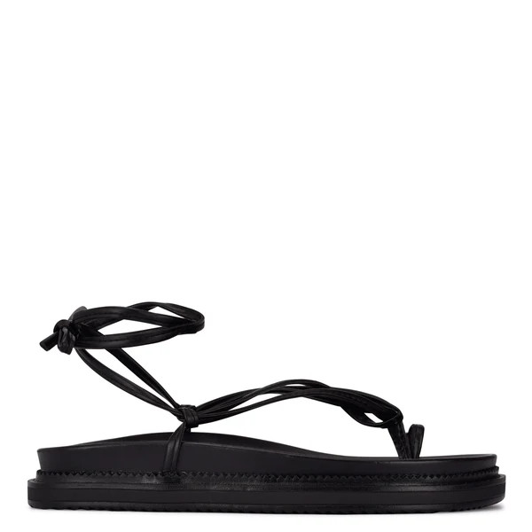 Sarest Ankle Wrap Flat Sandals | Nine West (US)