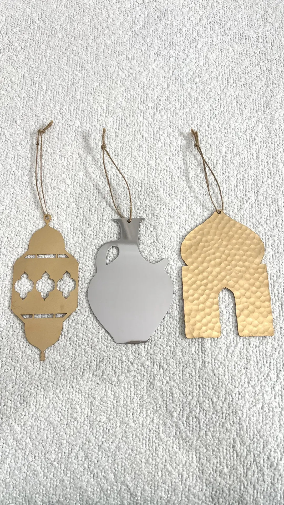 Al Barwa Metal Ornaments (3 Pieces) - Etsy | Etsy (US)