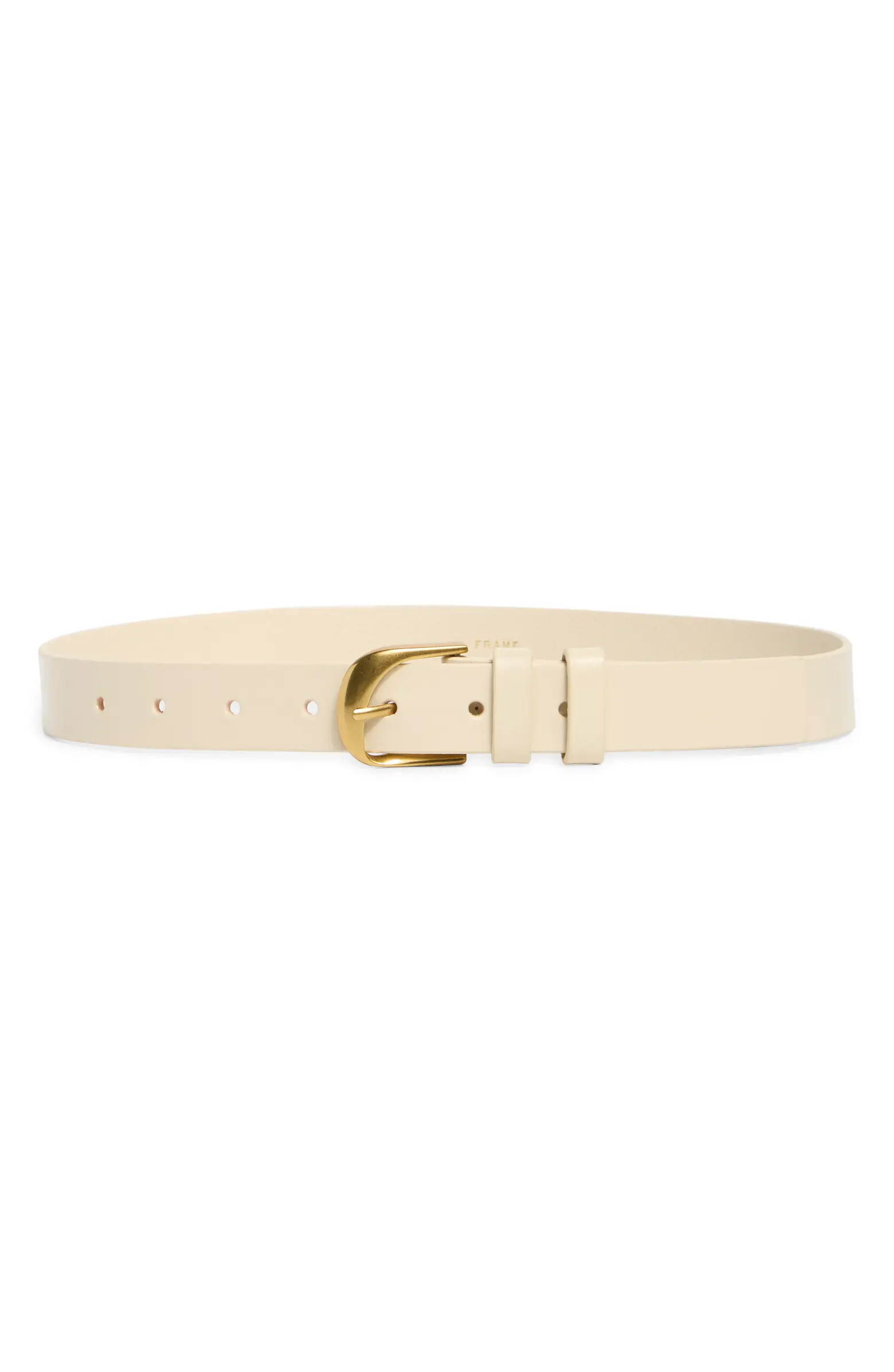 Twist Buckle Leather Belt | Nordstrom