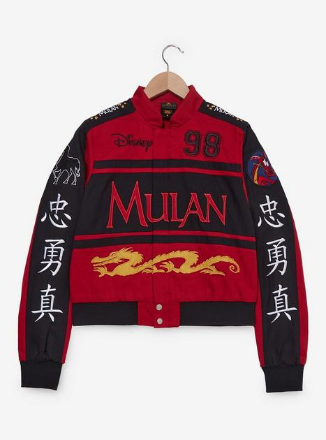 Disney Mulan Mushu Women's Cropped Moto Jacket — BoxLunch Exclusive | BoxLunch