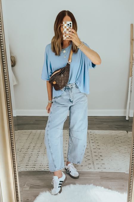 $20 Free people inspired tee medium 
Free people inspired barrel jeans size 6, size up one

Amazon haul, Amazon try on, Amazon fashion, Amazon unboxing, look for less, barrel jeans, denim dress, barrel overalls, Amazon fashion 2024, cargo jeans, quilted backpack, white jeans, casual summer outfit 


#LTKStyleTip #LTKFindsUnder50 #LTKSeasonal