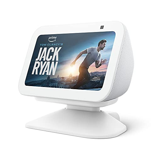 Echo Show 5 (3rd Gen) Adjustable Stand with USB-C Charging Port | Glacier White | Amazon (US)