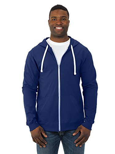 Fruit of The Loom Men's Jersey Full-Zip Hood, Admiral Blue, Small | Amazon (US)