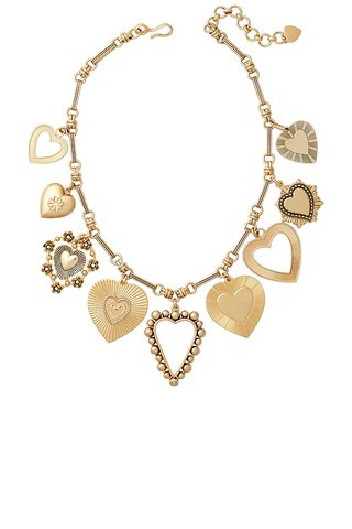 Brinker + Eliza Queen Of Hearts Necklace in Gold from Revolve.com | Revolve Clothing (Global)
