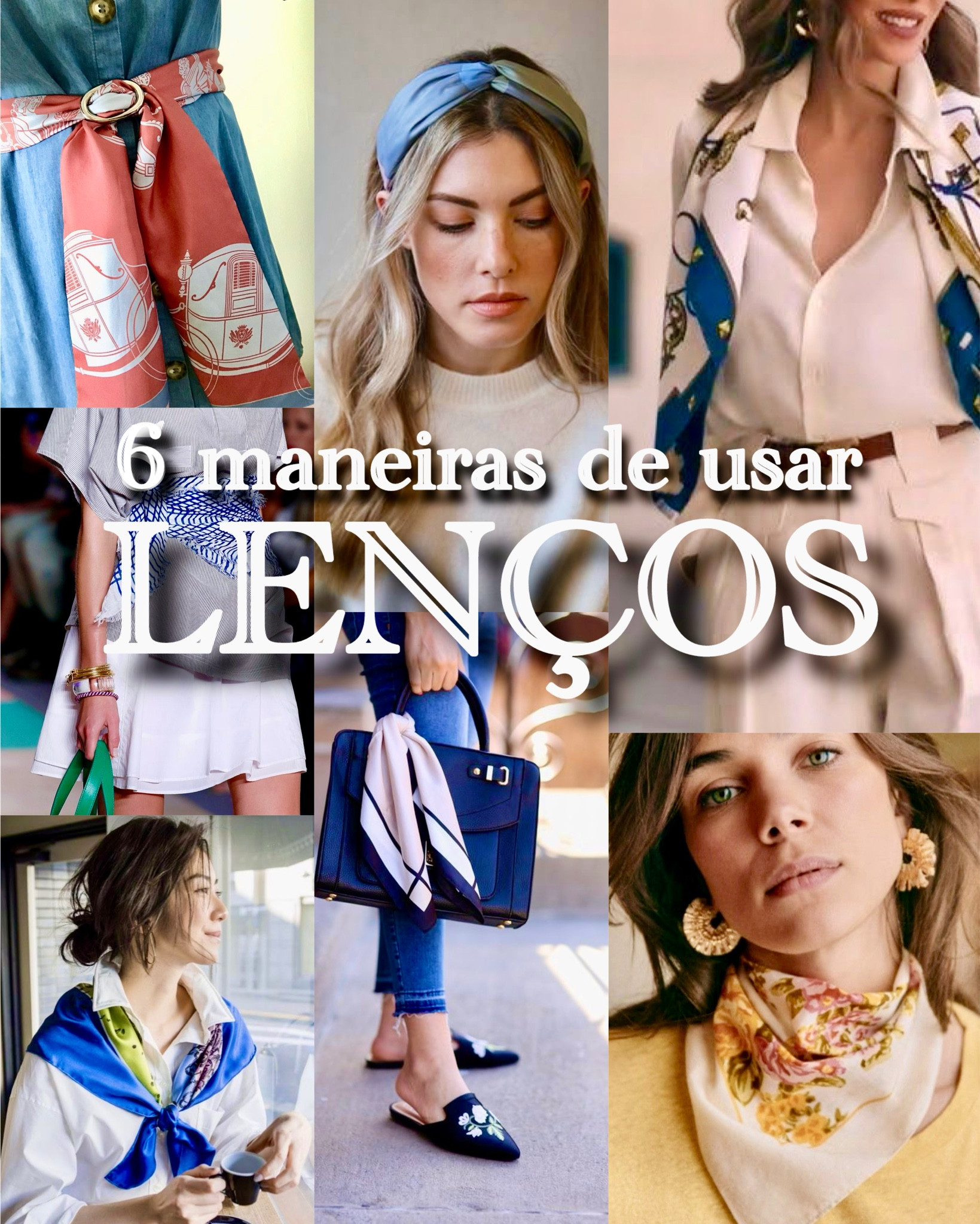 Você gosta de usar lenços? Acha fácil de usar e combina-los? Pois eles são peças perfeitas  para infinitos possibilidades!

Como acessórios, complementos, ou até mesmo para valorizar o seu look.

Um bonito lenço, usado de maneira criativa, transforma e multiplica suas combinações.

Espero que as ideias de hoje possam inspirar você a usar mais os lenços no seu dia-a-dia!

#LTKbrasil #LTKbeleza #LTKdicadeestilo
