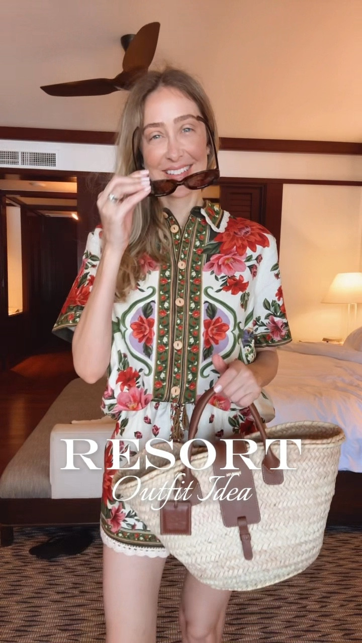 Resort outfit I wore in Costa Rica last weekend! I am loving this set from farm rio, super elegant, comfortable, and flattering. Perfect for vacation, and resort wear. Fits true to size and I’m wearing size small
Vacation outfits beach 
Resort wear 
Vacation outfits 



#LTKU #LTKgrwm #LTKootd