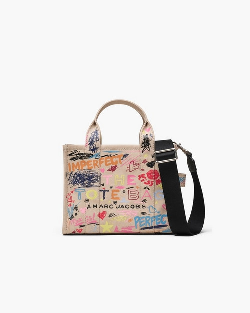 The Punk Scribble Canvas Small Tote Bag | Marc Jacobs