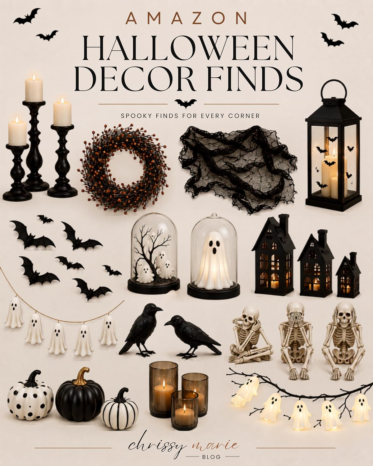 Halloween decor finds that add just enough spooky without making your house look like it’s auditioning for a haunted hayride. Easy Amazon pieces for a cozy, moody little refresh that still feels pulled together. 

 #LTKmomlife #LTKSeasonal #LTKHome