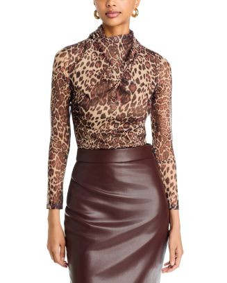 Carter Leopard Print Top | Bloomingdale's (US)