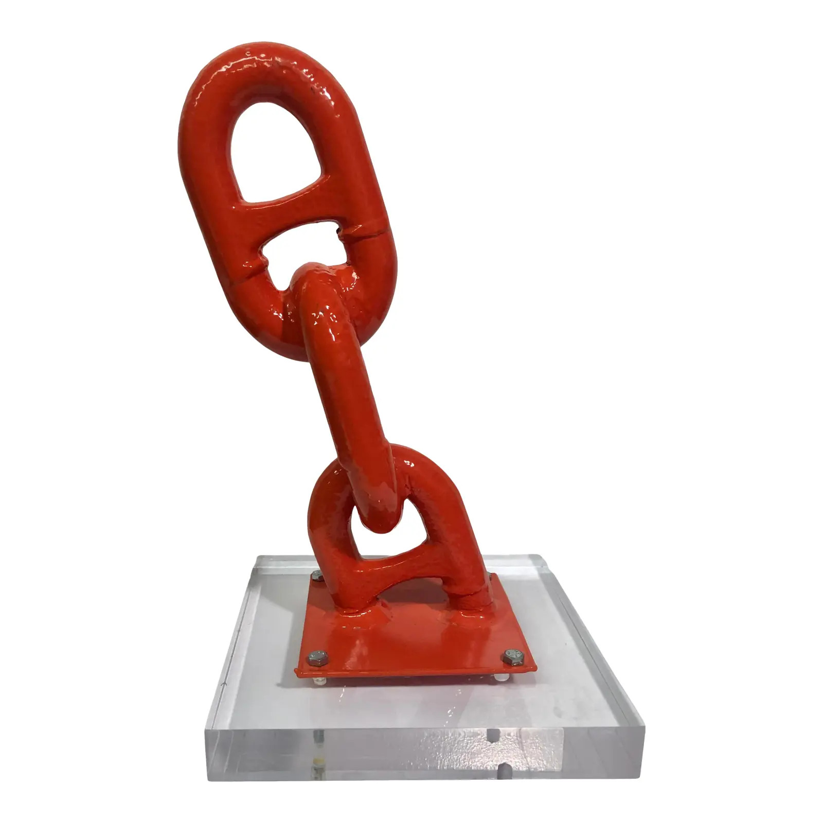 Industrial Painted Ship Link From Real Navy Ship Yard | Chairish