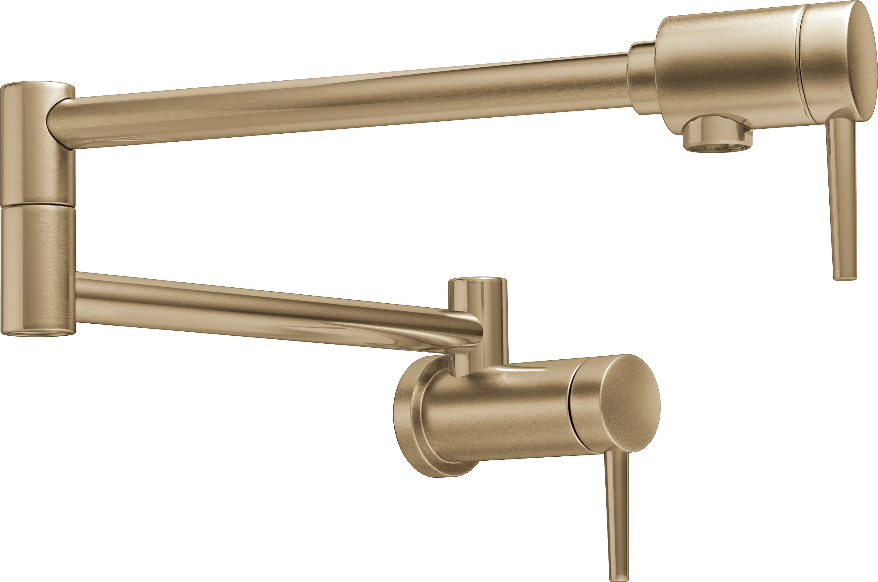 Contemporary Pot Filler Faucet, Wall Mount Pot Filler Kitchen Faucet 1165LF-CZ | Wayfair North America