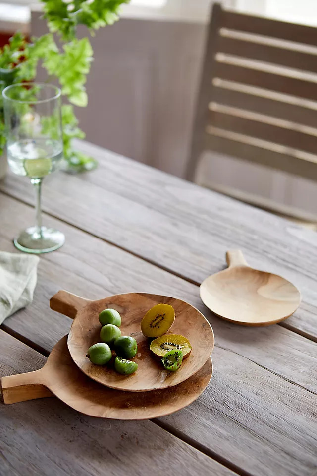 Teak Root Serving Paddle | Anthropologie (US)