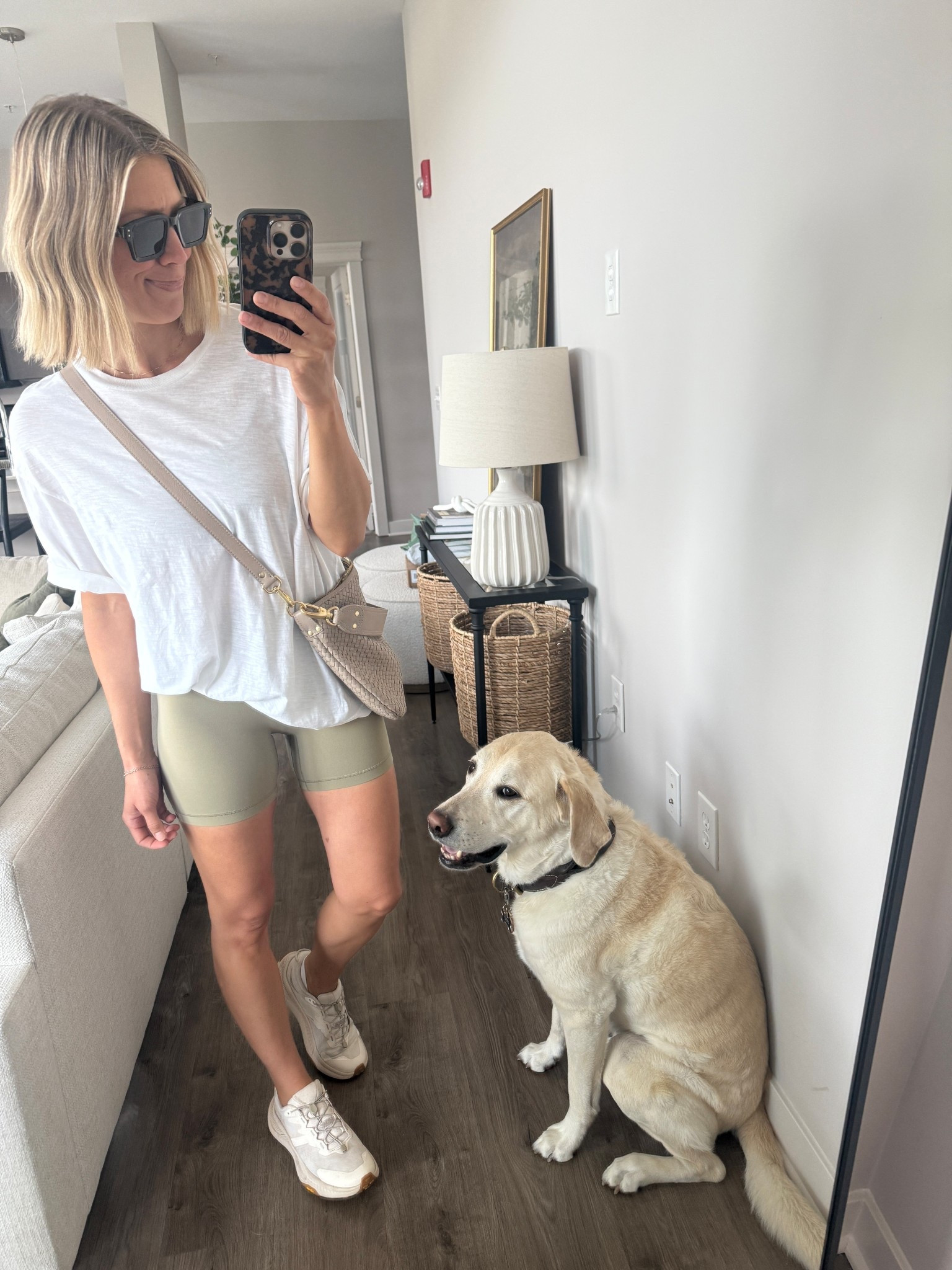 Wearing 4 bike shorts, medium bra top, XS tee (oversized fit), sneakers tts

#LTKOver40 #LTKActive #LTKFindsUnder50