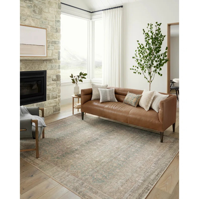 Angela Rose x Loloi Aubrey Jade / Natural Area Rug | Wayfair North America