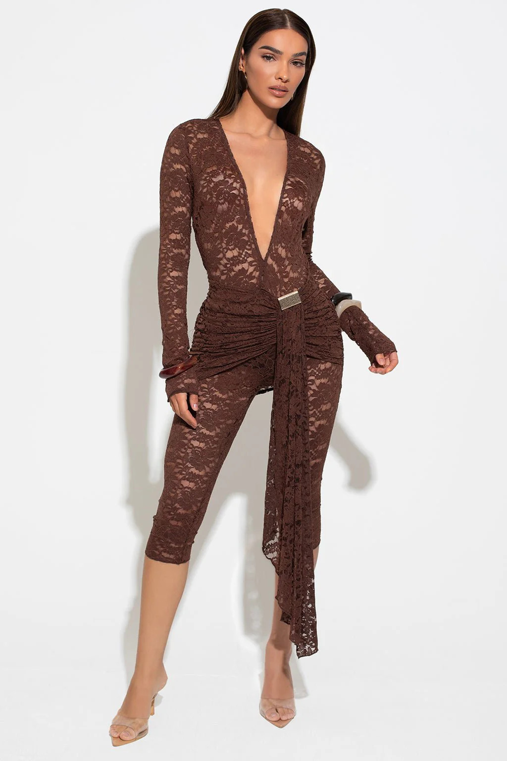 CAPRI LONGSLEEVE CAPRI JUMPSUIT | Murci