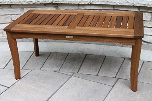 Outdoor Interiors 390070 Eucalyptus Coffee Table | Amazon (US)