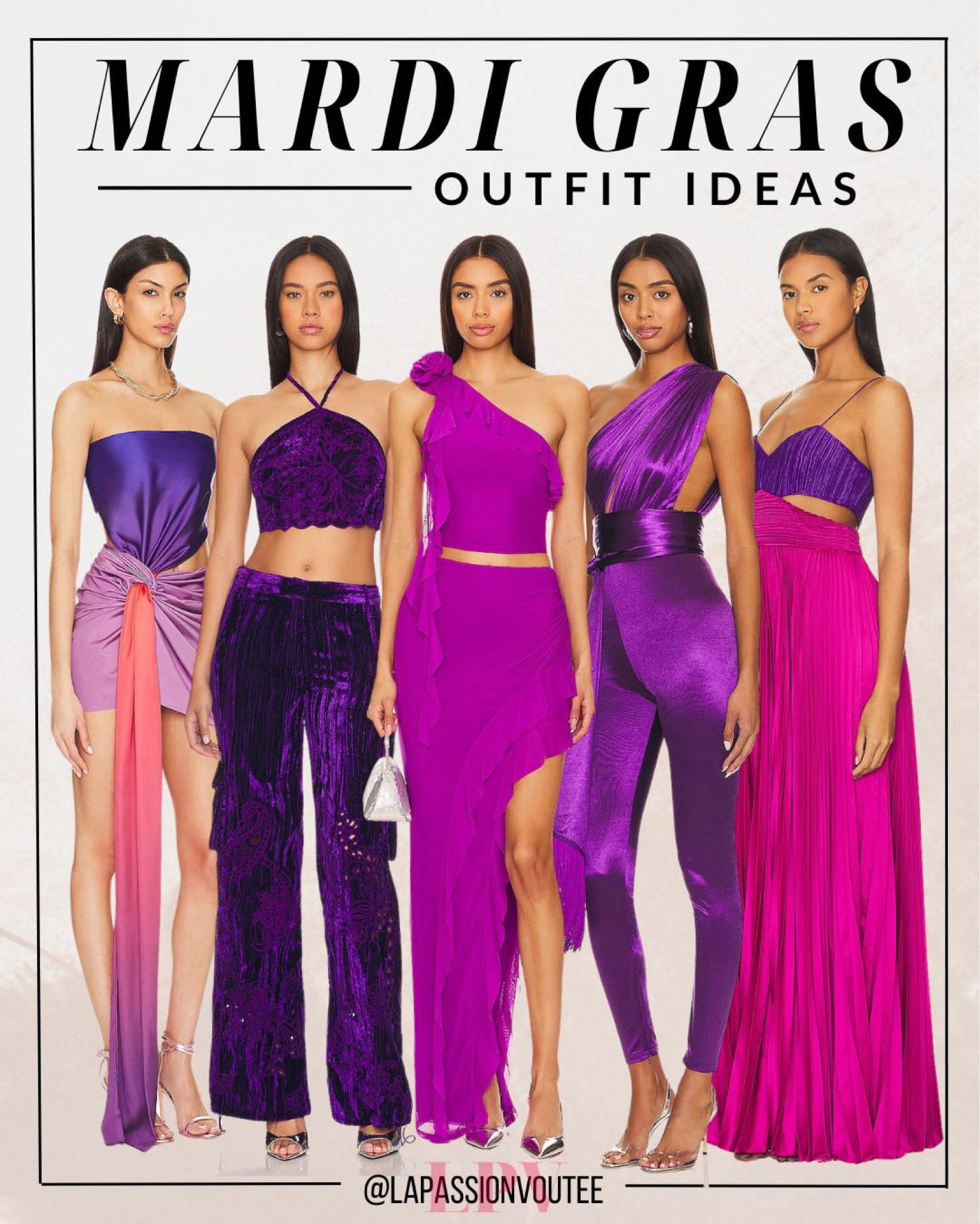 Elevate your Mardi Gras fashion game with this curated outfit ideas. Dive into a kaleidoscope of colors, mix textures, and experiment with accessories that embody the festive spirit. Capture attention at every turn with ensembles that radiate joy and express the vibrant energy of this lively celebration!

#LTKstyletip #LTKSeasonal #LTKparties