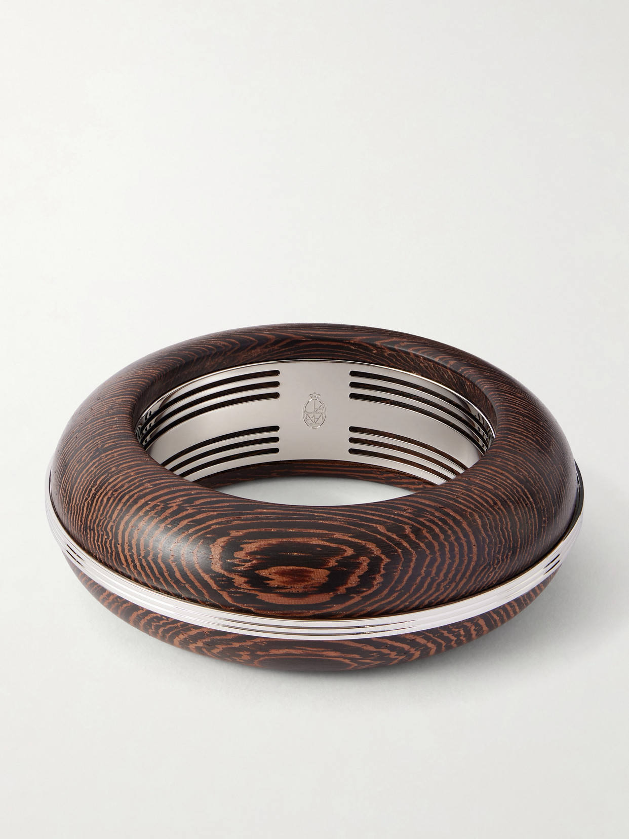 Jacques Marie Mage - + Loulou De La Falaise Lucie Silver-plated And Wood Cuff - Unknown | NET-A-PORTER (US)