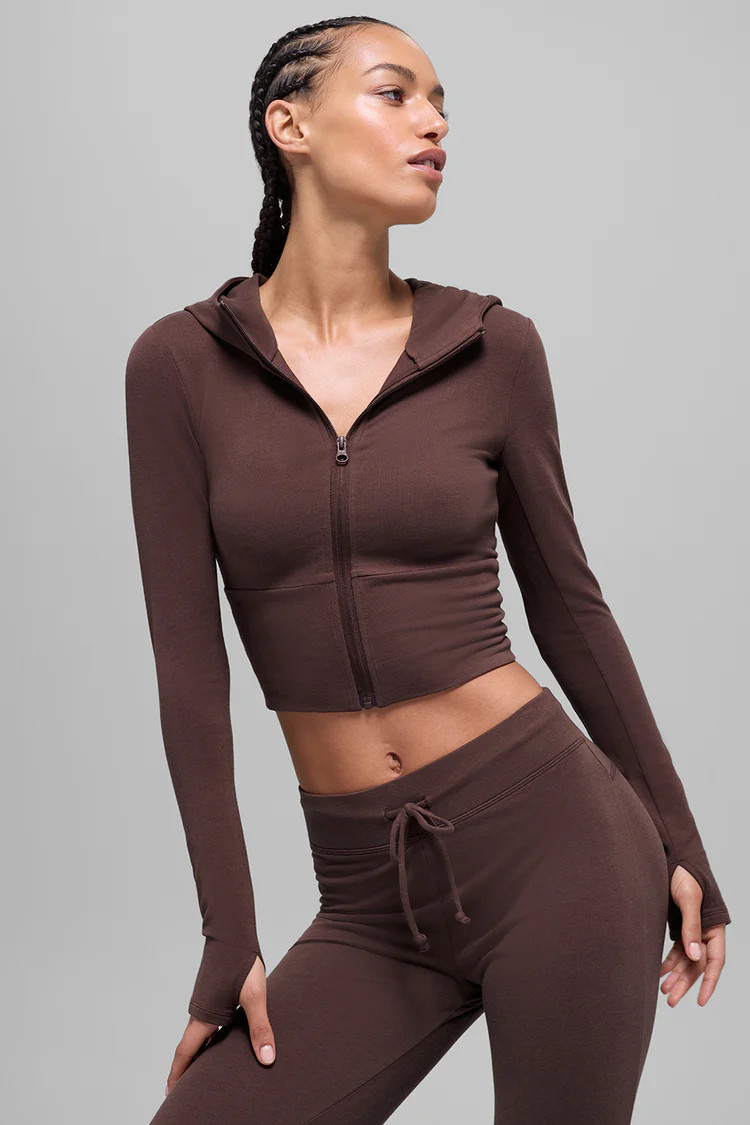 Sway Full Zip Hoodie | Alo Yoga (US)