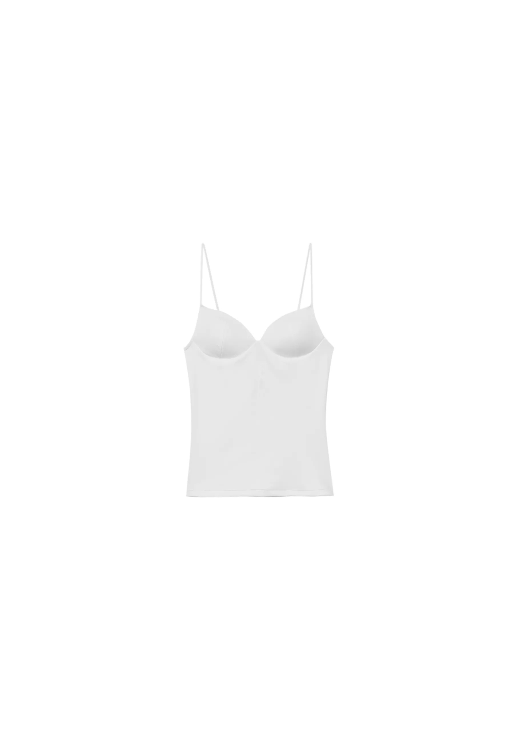 Corsetry-inspired top - Women's See all | Stradivarius United Kingdom | Stradivarius (UK)